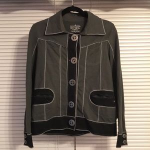 Neon Buddha lightweight button up jacket